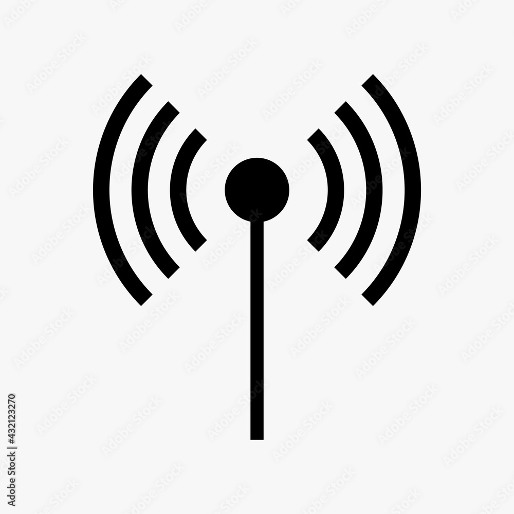 Poster signal icon design, can also be used for user interface