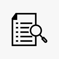 Document icon vector. File icon illustration