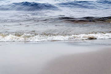 waves on the beach