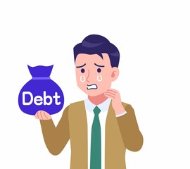 緑のネクタイの男性