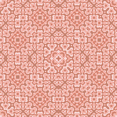 Ethnic floral motifs seamless pattern design