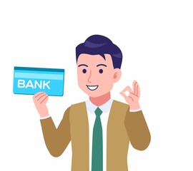 緑のネクタイの男性