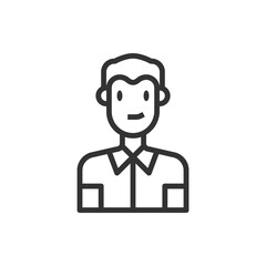 People Icon Man Vector Illustration