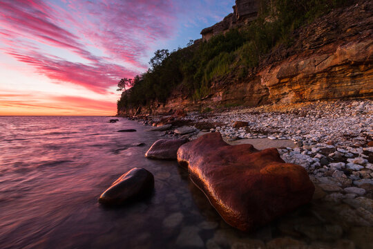  rocky coast of the Pakri Peninsula in Gulf of Finland