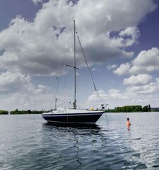 boats on the lake