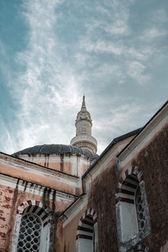 Loking up at a Minaret