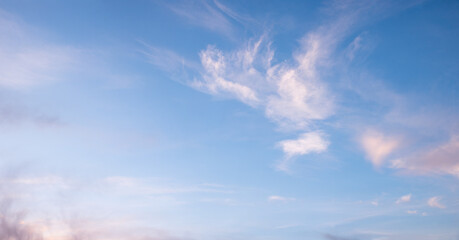 sky background with some soft clouds