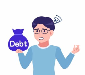 メガネを掛けた若い男性