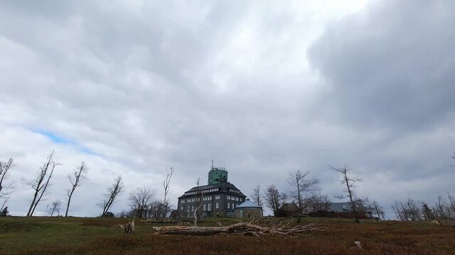 ther kahler asten mountain near winterberg germany in a timelapse
