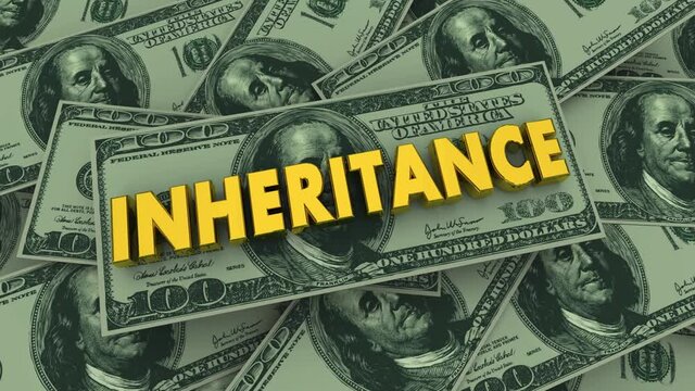 Inheritance Money From Relatives Last Will Inherited Wealth 3d Animation