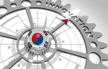 Global business and economic solutions concept. 3D illustration