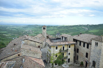 Panorama dal castello di Vigoleno