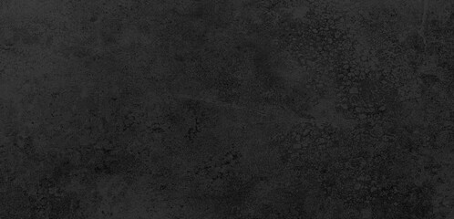 Panorama of Black grey concrete texture, Rough cement stone wall, Surface of old and dirty outdoor building wall, Abstract nature seamless background