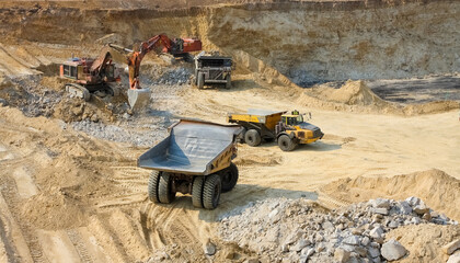 Open Pit Coal Mining and Equipment