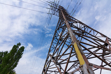 Electricity pylon national grid power line