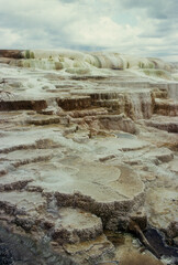 Geyser, Mammoth Hot Springs, Parc national du Yellowstone, Etats Unis, USA