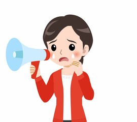 Naklejka premium 若いきれいなお母さん