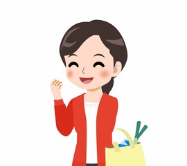 若いきれいなお母さん