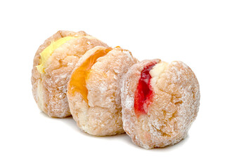Polish donut isolated on white background
