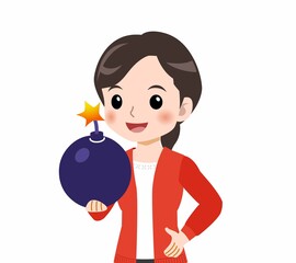 若いきれいなお母さん