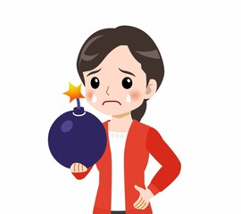 若いきれいなお母さん