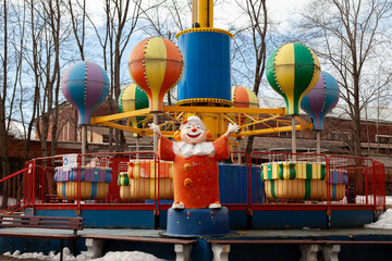 Amusement park carousel