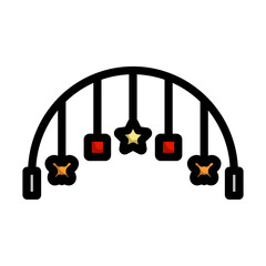 Baby Arc With Hanged Toys Icon