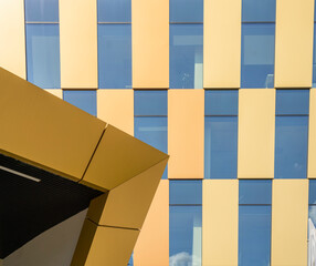 Krakow Poland August 2020. Abstract architecture, Krakow, old Town, Lesser poland Poland