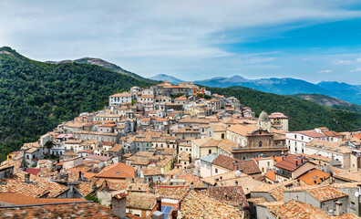 Mormanno, panorama. Calabria, Parco Nazionale del Pollino
