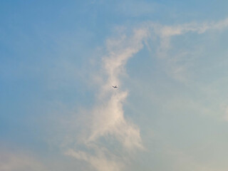 airplane in the sky