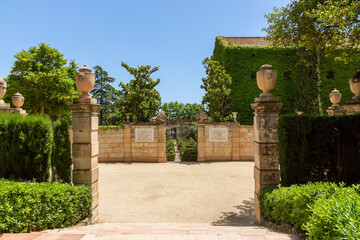 Park of the Labyrinth of Horta (Parc del Laberint d'Horta) in Barcelona, Spain