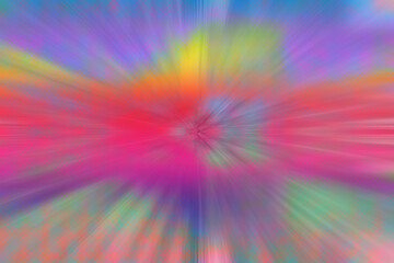 An abstract psychedelic motion blur burst background image.
