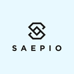 logo s abstract. diamond icon