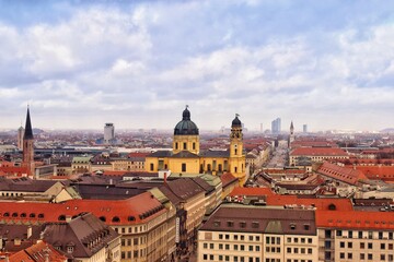 Nice bird's eye view of Munich.  Germany