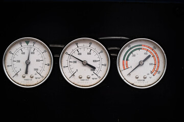 Hydraulic pressure gauge, cnc lathe oil pressure gauge