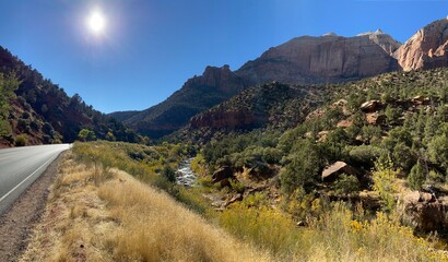 road to the mountains