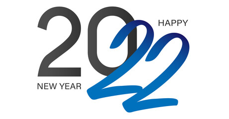 Obraz premium 2022 Happy new Year Vector Background