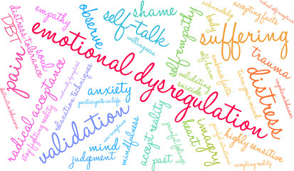 Emotional Dysregulation Word Cloud