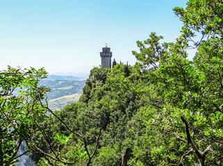 Tower Montale or Terza-Torre. Republic of San Marino