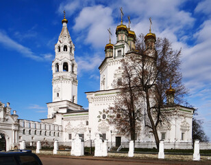 Fototapeta na wymiar Holy Trinity Cathedral. Verkhoturye. Sverdlovsk region. Russia