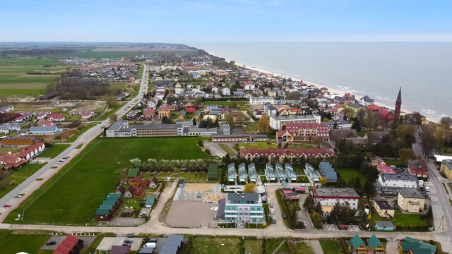 Sarbinowo - widok z drona - wiosna 2021