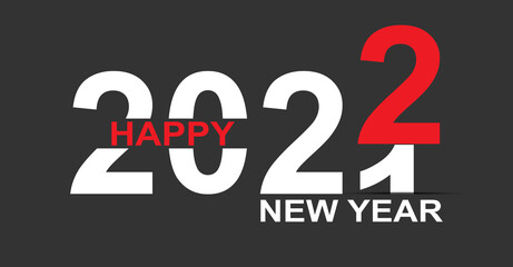 2022 Vector Background Happy New Year