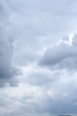 Obraz premium Dramatic cloudy sky, Ljubljana, Slovenia