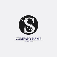 Business corporate S letter logo