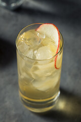 Boozy Refreshing Calvados and Tonic Apple Cocktail