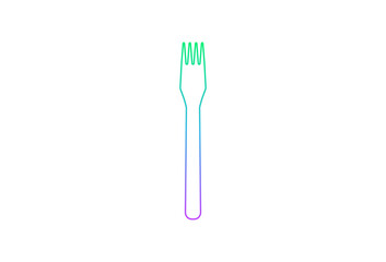 fork dining icon. Vector illustration.