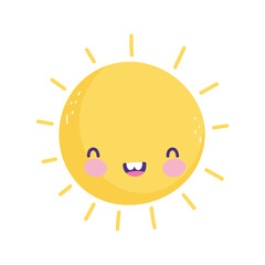 cute sun cartoon