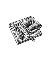 meat on cutting board