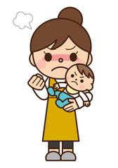 ママ 赤ちゃん 怒り