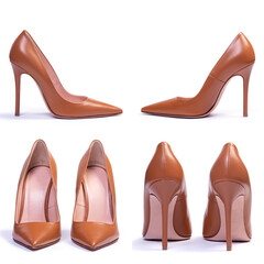 Naklejka premium Women's high-heeled shoes..